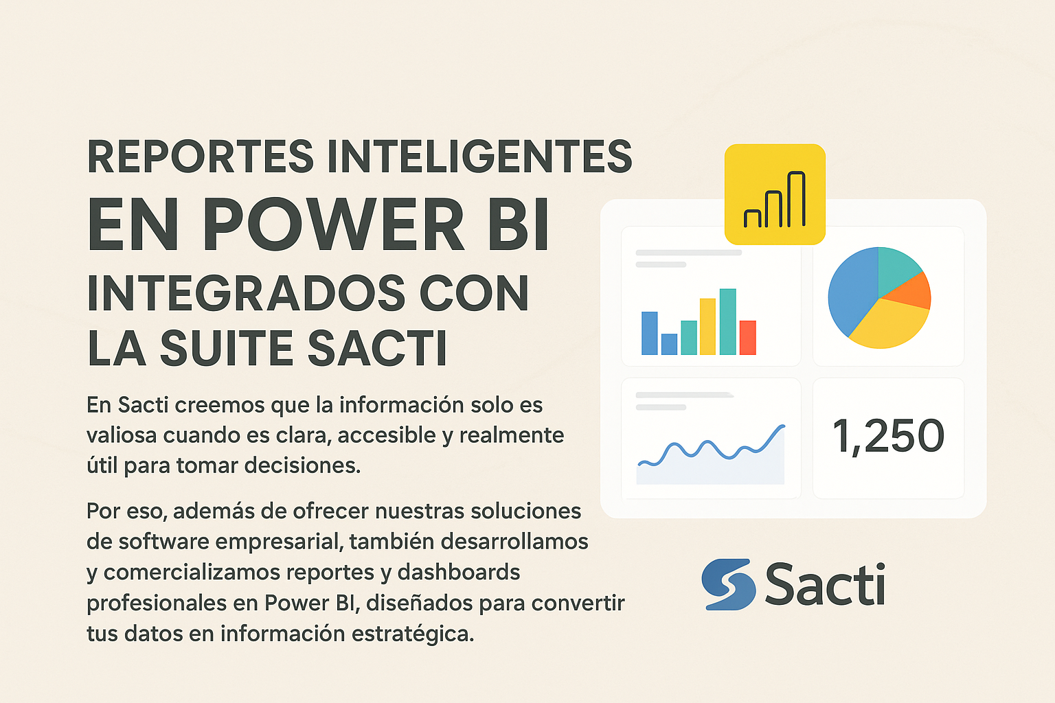Reportes Inteligentes en Power BI Integrados con la Suite SACTI